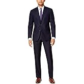 Kenneth Cole Mens Performance Fabric Slim Fit Suit