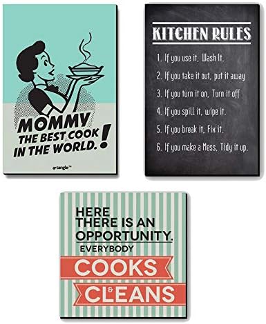 Artangle Fiberboard Seven Rays Creative Fridge Magnets (Set of 3)