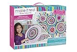 Make It Real Spiral Deco-Rug Weaving Loom Craft Kit for Kids
