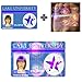 6 ID Cards Security Hologram Horizontal or Vertical Overlay Stickers with Micro Secure Technology SHID-15 