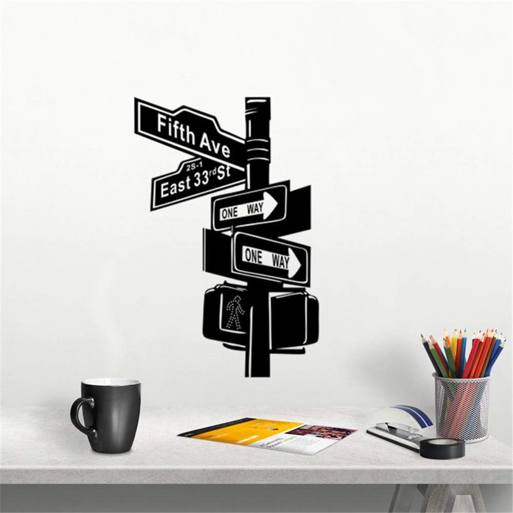 Zzlfn3lv Creative Modern Traffic Light Sign Wall Sticker Home Decoration Living Room Bedroom Pvc Wall Sticker Amazon Co Uk Kitchen Home