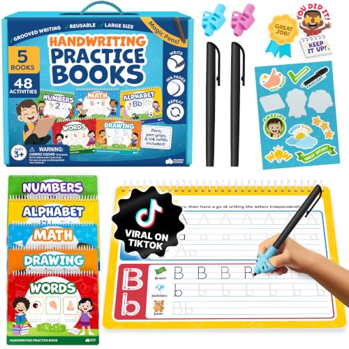 Magic Grooved Writing Practice Books & Kindergarten