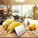 Nature’s Kitchen 2 Pack Taco Holder Stand for Hard and Soft Shell Tacos, Hold up to 3 Tacos Each, Stainless Steel Rack