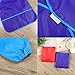Bassion 2 Pack Kids Art Smocks Toddler Smock Waterproof Artist Painting Aprons Long Sleeve with 3 Pockets for Age 2-6 Years Gifts(blue purple)