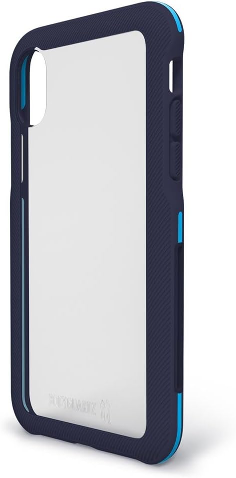 BodyGuardz Trainr Pro Cell Phone Case for Apple iPhone X - Navy/Blue