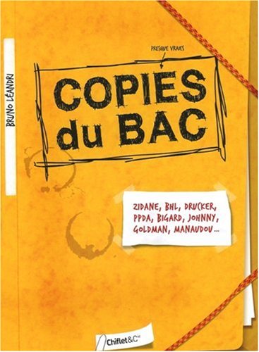Copies (presque vraies) du bac
