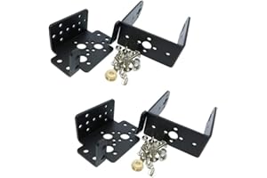 Bolsen 2 Set 2 DOF Short Pan and Tilt Servos Bracket Sensor Mount Kit for Compatible MG995 Retail