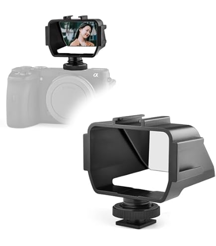 Amazon.com : NovelGoal Plastic Camera Selfie Vlog Flip Up Mirror