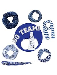 Cosquillas rosadas Día de juego femenino Equipo deportivo Ropa Bufanda o abrigo, Plaid Infinity