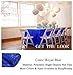 ShinyBeauty Royal Blue Sequin Tablelcoth 60x102-Inch Rectangle Sequin Tablecloth Overlay Blue Glitter Tablelcoth Baby Shower Tablecloth Wedding Birthday Party Event Table Decor