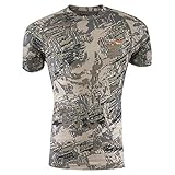Sitka Core Light Weight Crew Short Sleeve, Optifade Open Country, Large