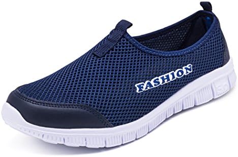 Magone Women's Ultralight Slip On Sneaker Quick Dry Mesh Beach Casual Sports Walking Shoes Navy 8