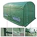 Strong Camel Portable Greenhouse Large Walk in Green Garden Hot House Outdoor Plant Tunnel Tent (10' X7'X6')