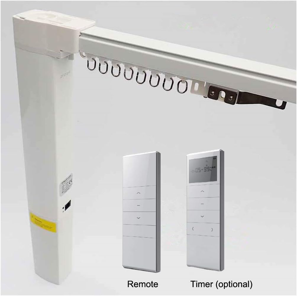 HC Made to Measure Upto 318" Electric Curtain with Removable