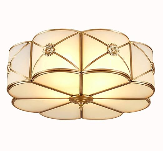 Modern Ceiling Lamp Copper Pendant Light Flush Mount Led Ceiling