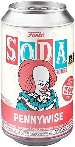 Funko Vinyl SODA: IT 1990- Pennywise, Black & White Chase, (Styles May Vary), It, Collectable Vinyl Figure, Gift Idea - Image 5