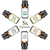 Skymore Top 6 Essential Oil Blend Gift Set, 100% Pure Aromatherapy Oils for Diffuser, Best Therapeutic Grade Essential Oil Kit - 6/10ml (Sleep, Breathe, Relaxation, Refresh, Immunity, Decompression)