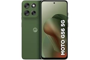 Smartphone Motorola Moto g56 5G - 256GB 24GB (8GB RAM+16GB Ram Boost) e 50MP Sony Lytia 600 Camera Ultrarresistencia militar IP68 + IP69 - Verde