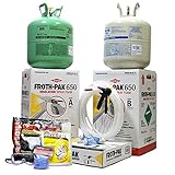 Dow Froth Pak 650, Spray Foam Insulation Kit, Class A fire Rated, Closed Cell Foam, Covers 650 sq ft (1 inch Thick) with Personal Protection Kit (Respirator, Goggles, Gloves & Tyvek Suit)