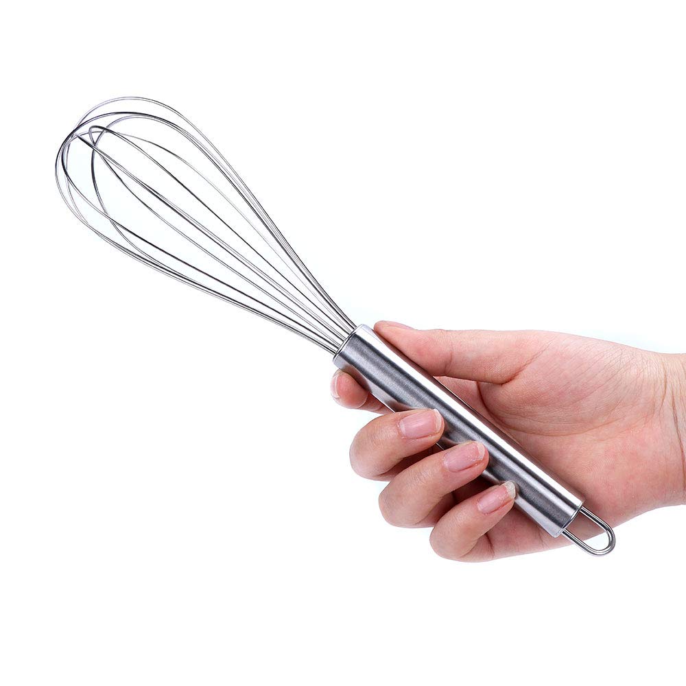 Cupidkiss Whisks for Cooking, Premium Stainless Steel Whisk Egg Beater, Durable Wisks for