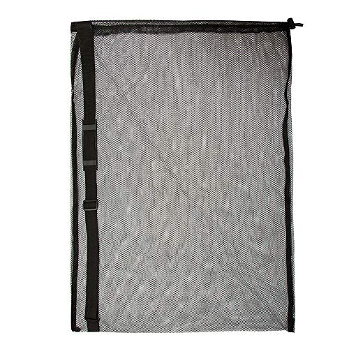 image for DoGeek Mesh Bag Durable Mesh Drawstring Bag Gym Sports Equipment Bag L