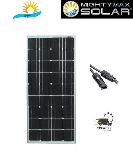 Mighty Max Battery 100 Watt Solar Panel