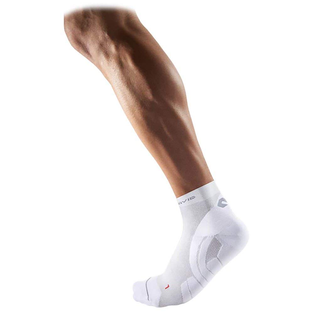 McDavid Men's Low-Cut Team Socks, White, Large