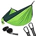 SONGMICS Ultra-Lightweight Portable Hammock Hold up to 660LB Single Double Parachute Nylon Camping Hammock Swing Bed 118