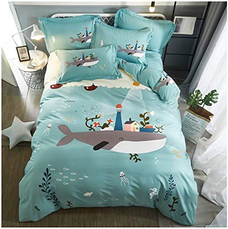 子供漫画布団カバー2x240cm 寝具セット綿100 女の子 男の子用リバーシブル掛け布団カバー 1x掛け布団カバー 1xベッドシート 2x枕 カバー E B054h9ms 5 509円 人気海外一番 100 品質保証 全品送料無料 即日出荷 Sale開催中