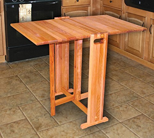 butcher block folding table
