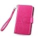 S6 Case, Galaxy S6 Case, Joopapa Samsung Galaxy S6 Wallet Case,Pu Leather Case Magnet Wallet Credit Card Holder Flip Cover Case Built-in 9 Card Slots & Stand Case for Samsung Galaxy S6 (Pink)