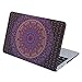 HDE Plastic Hard Shell Case and Keyboard Cover for MacBook Air 11 Inch (Models: A1370/A1465), Mandala Purple Orange