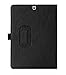 ProCase Galaxy Tab S2 9.7 Case - Stand Folio Cover Case for Galaxy Tab S2 Tablet (9.7 inch, SM-T810 T813 T815 T817 T818 T819), with Hand Strap, auto Sleep/Wake (Black)