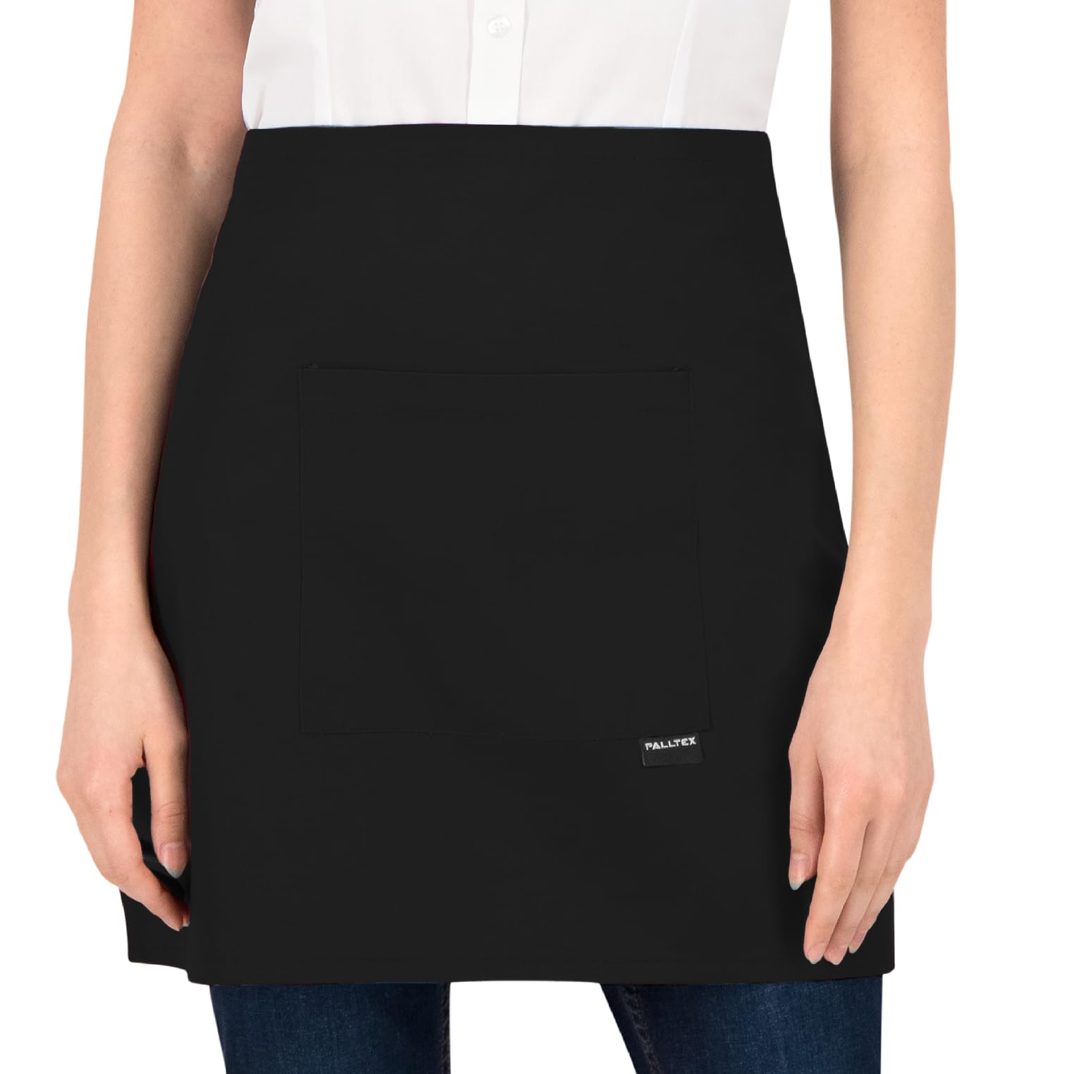 PALLTEX Amaya Unisex Cooking Apron Men Short Cooking Apron Women Short Apron Women Apron Men for Cooking Crafts Painting Baking, black, One Size