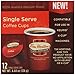 Tim Hortons Single Serve Coffee Cups, 12 Count (Pack of 6)