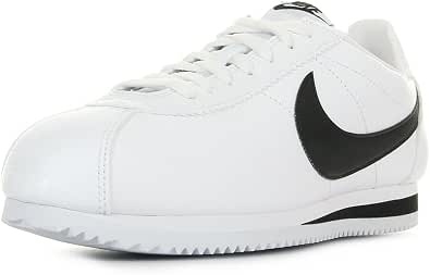 Nike Tenis de correr clásicos Cortez de cuero para hombre, Blanco/Negro, 10  : Nike: Amazon.com.mx: Ropa, Zapatos y Accesorios