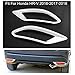 Yingchi 2Pcs Chrome Rear Fog Light Lamp Frame Cover Trim Strip for Honda HRV HR-V 2016 2017 2018
