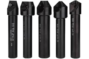 Compatible for RIGTIP - Indexable Chamfer Milling Cutter Tool Holder: 30°, 45°, 60° Degree TC AP C20 C16 Chamfering Countersi