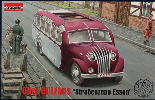 Roden Opel Blitzbus Strasenzepp Essen Military Bus Model Kit