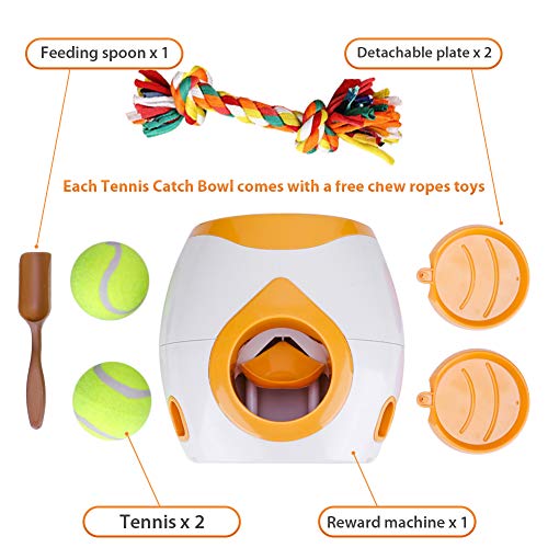 Pet Interactive Toys Dogs Puzzle Food Dispenser Tennis Ball Throwing