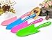 Annymall Mini Colorful Metal Garden Hand Shovel, Flower Soil Planting Digging Transplanting Light Duty Tools for Women, Men, Seniors with Arthritis - 4 Pieces Set (Random Color)