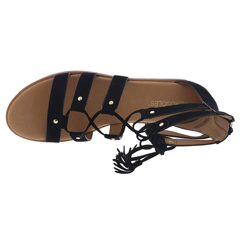 Aerosoles - Women's Lottery Sandal - Lace-Up Flat with Memory Foam Footbed - Image 3