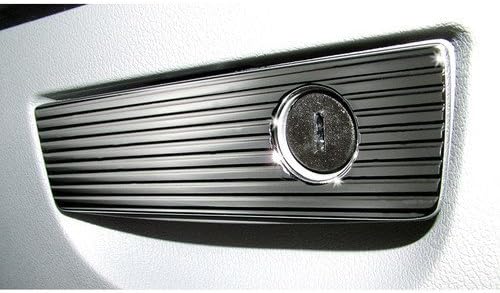 Chrome Grooved Glove Box Insert Trim GBOX-GR-CR-DDG