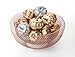 Nifty Small Copper Decorative Mesh Bowl – Modern Metal Fruit Basket, Lightweight Double Walled Design, Kitchen Counter Organizer, Decorative Home Decor Storage Holder