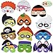 JOYIN 24 Pieces Halloween Foam Mask for Kids Halloween Party Favors, Halloween Crafts Supplies and Halloween Prizes