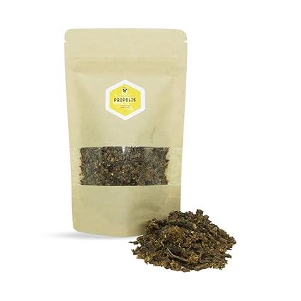 beegut Propolis roh, natürlich & frisch geerntet in der EU, 100g hochwertiges Rohpropolis, Schutzharz der Bienen