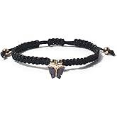 COLORFUL BLING Handmade Braided Butterfly Bracelets Adjustable BFF Friend Beaded String Strand Bracelets Birthday Party Friendship Jewelry Gift for Women