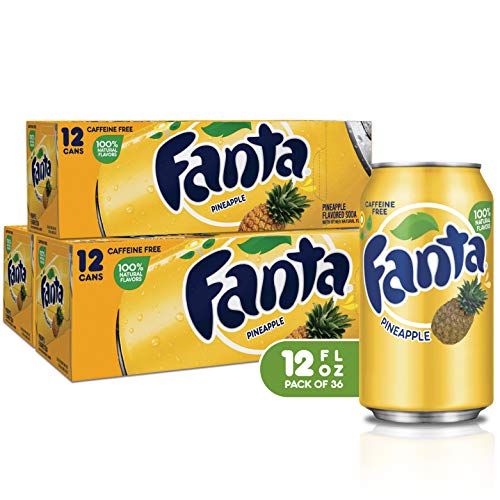 Fanta Pineapple Fridge Pack Bundle, 12 fl oz, 36 Pack Pricepulse