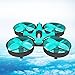 RCtown ELF Mini Drone for Kids, 2.4Ghz 6-Axis Gyro Headless Mode LED Lights Remote Control RC Quadcopter (Light Blue)