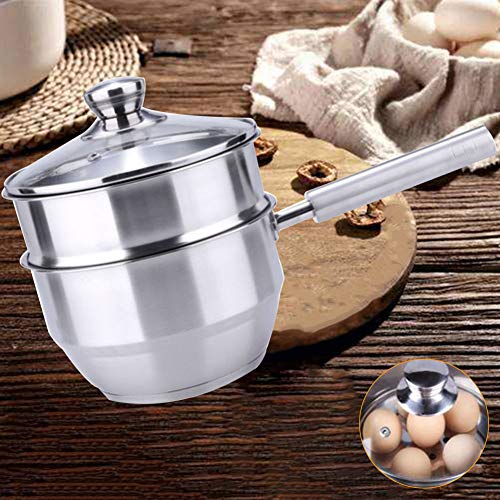 2 Saucepan+Porringer+Induction+Safe+Stainless+Non+Stick